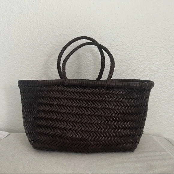 Dragon Diffusion Triple Jump Small Tote Bag in brown - Picture 2 of 4